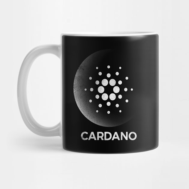 Vintage Cardano ADA Coin To The Moon Crypto Token Cryptocurrency Blockchain Wallet Birthday Gift For Men Women Kids by Thingking About